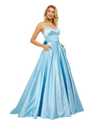 Sherri Hill - Satin A-line Gown