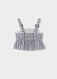 Mayoral - Girls' Striped Crop Tank