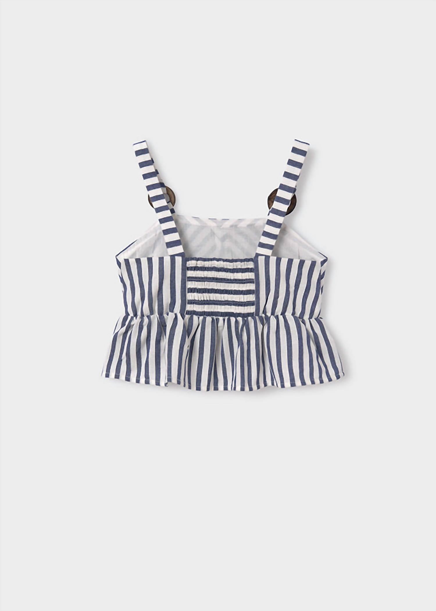 Mayoral - Girls' Striped Crop Tank