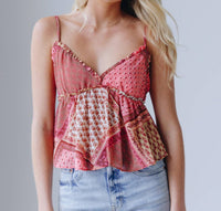 Free People Alix Tank in confetti - women's tank top