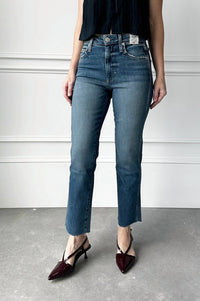 AMO Chloe High Rise Crop Jeans in kismet - women's jeans - alternate view