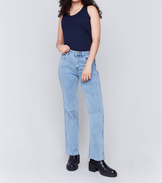 Charlie B - Braided Side Straight Leg Pants