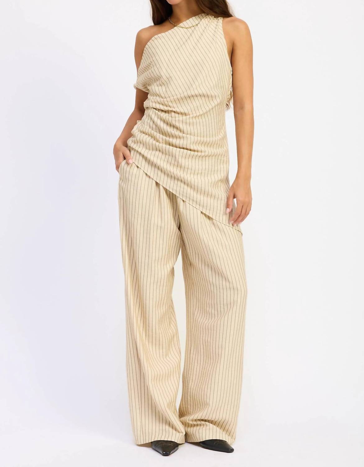 Emory Park - Wide Leg Pinstripe Pant