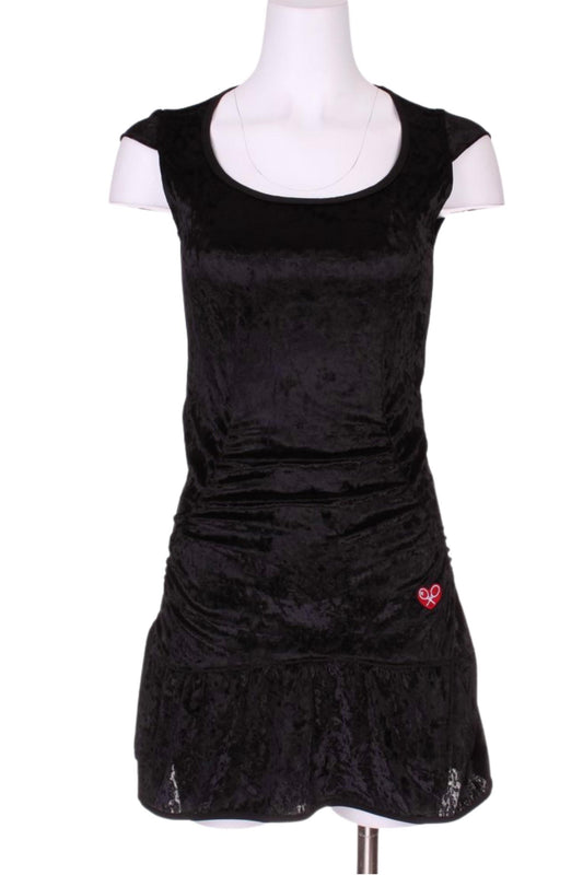 Love Love Tennis - Women's Crushed Velvet Tennis Dress