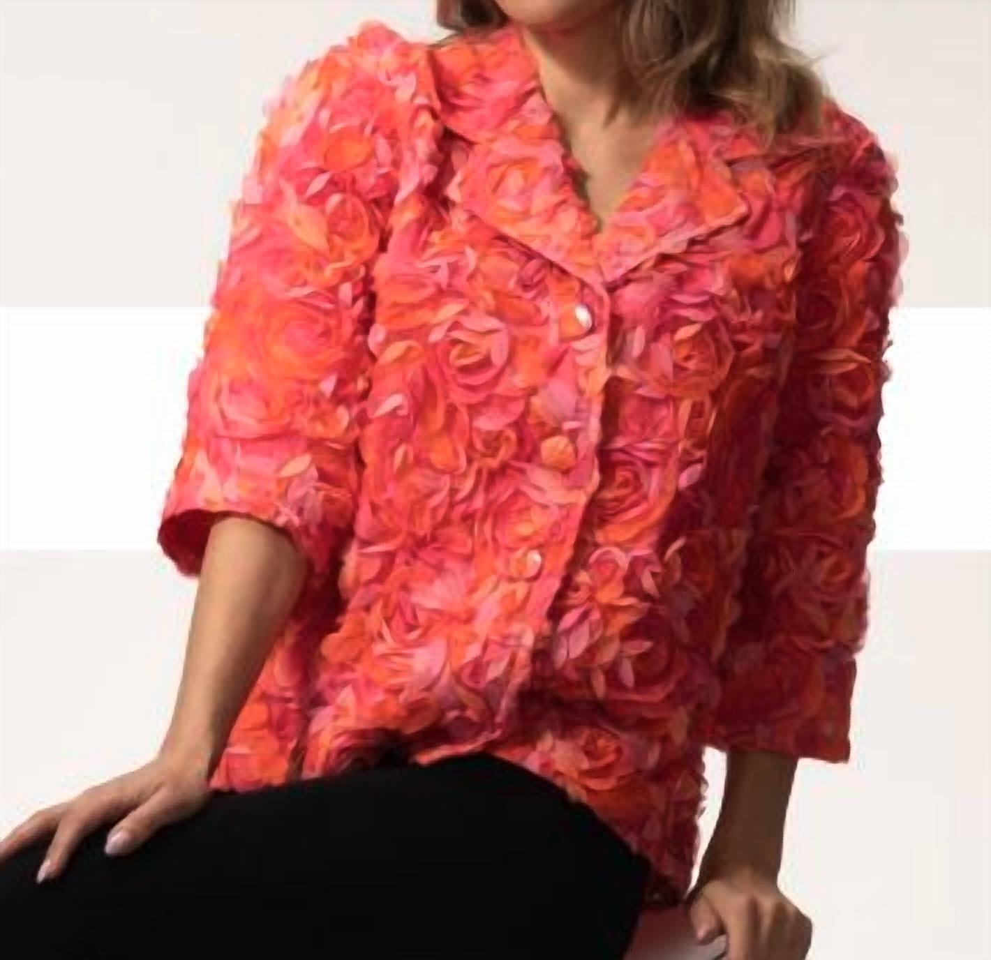 Weavz - Flower Print Jacket
