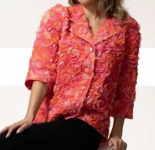 Weavz - Flower Print Jacket