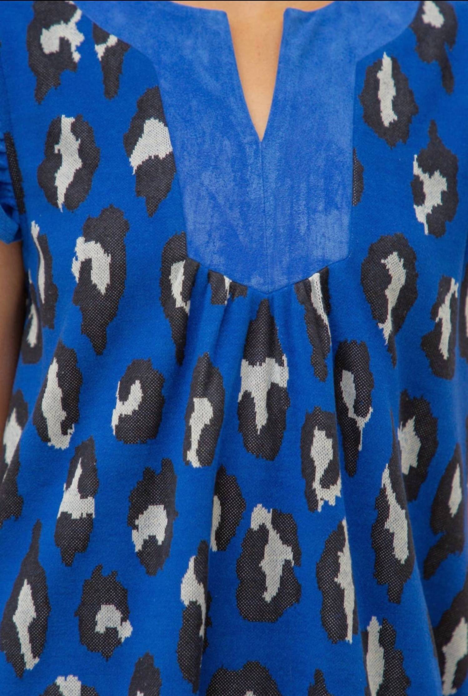 Voy - Suede Detailed Knit Dress