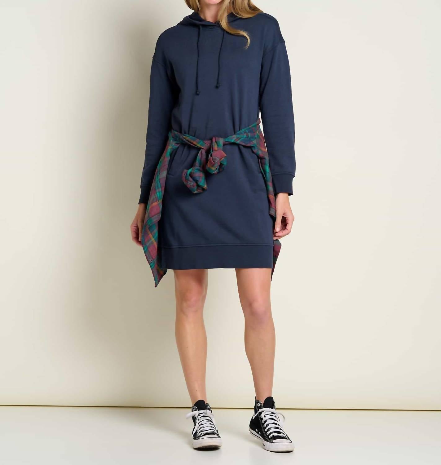 Toad&Co - Hemp Daybreaker Hooded Mini Dress