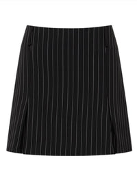 Nude Lucy - Women's Maeve Pinstripe Mini Skirt