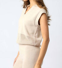 Olivaceous - Singer Collared Knit Top