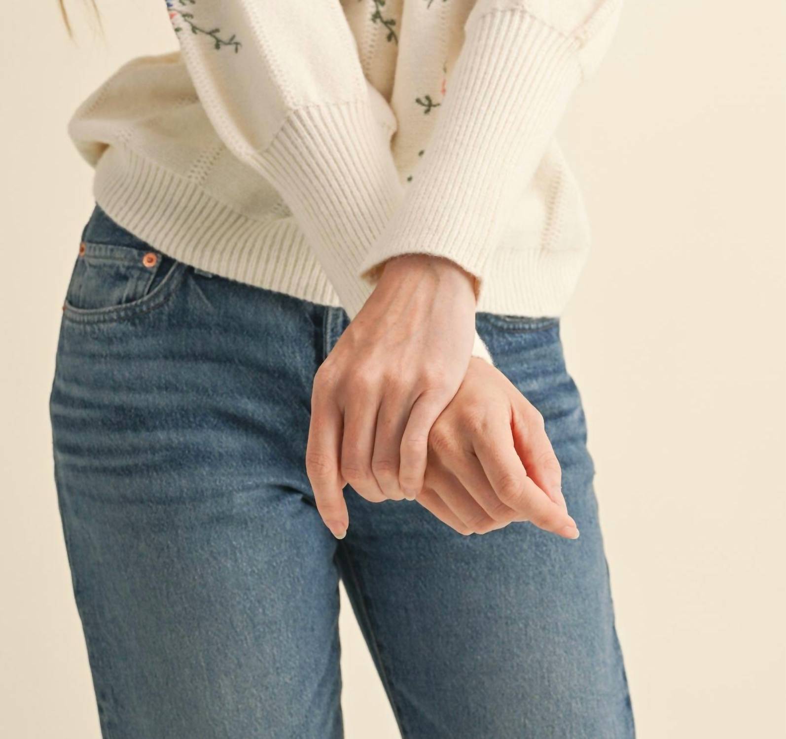 &Merci - Blooming Cozy Sweater