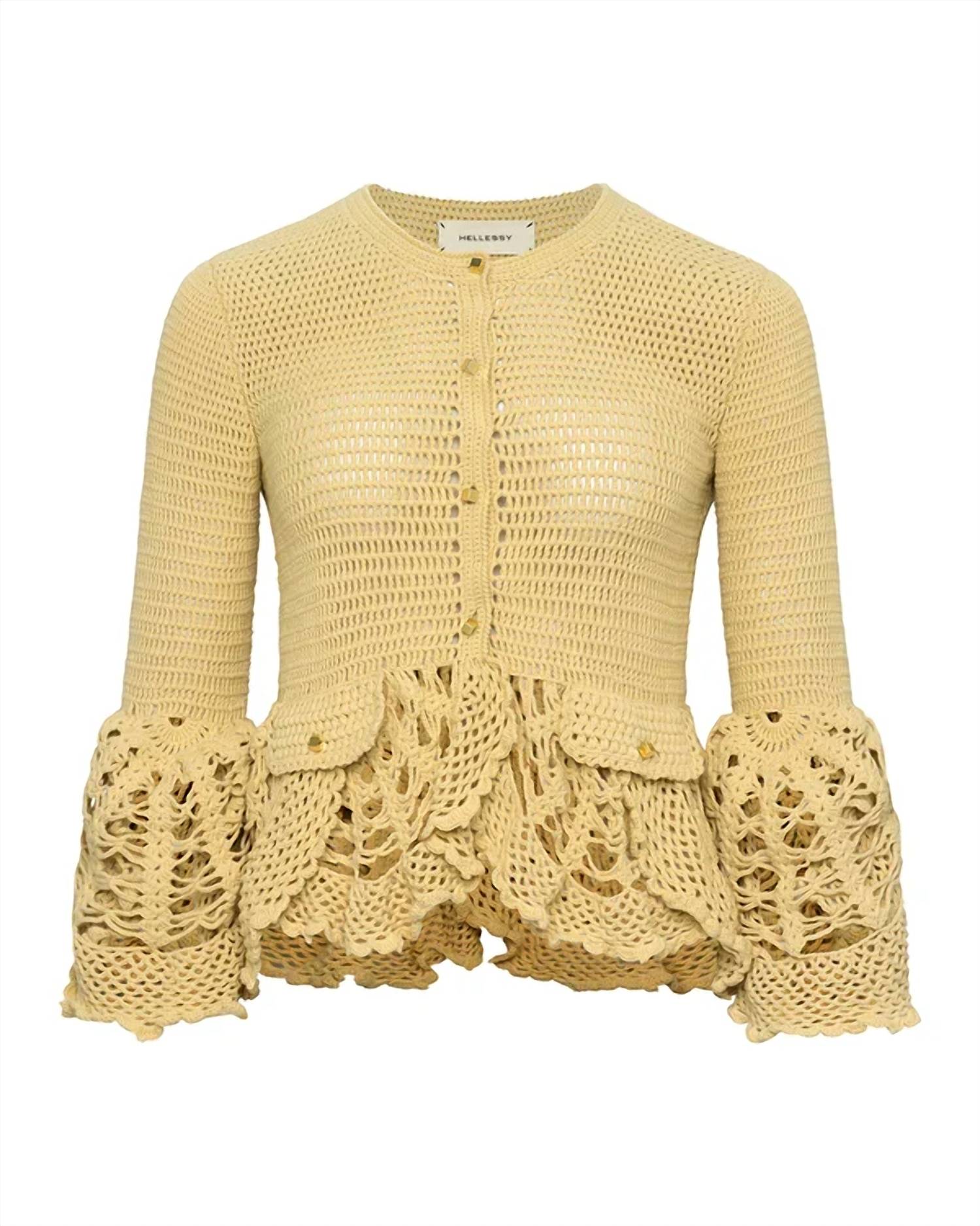 Hellessy - Uma Crochet Cardigan