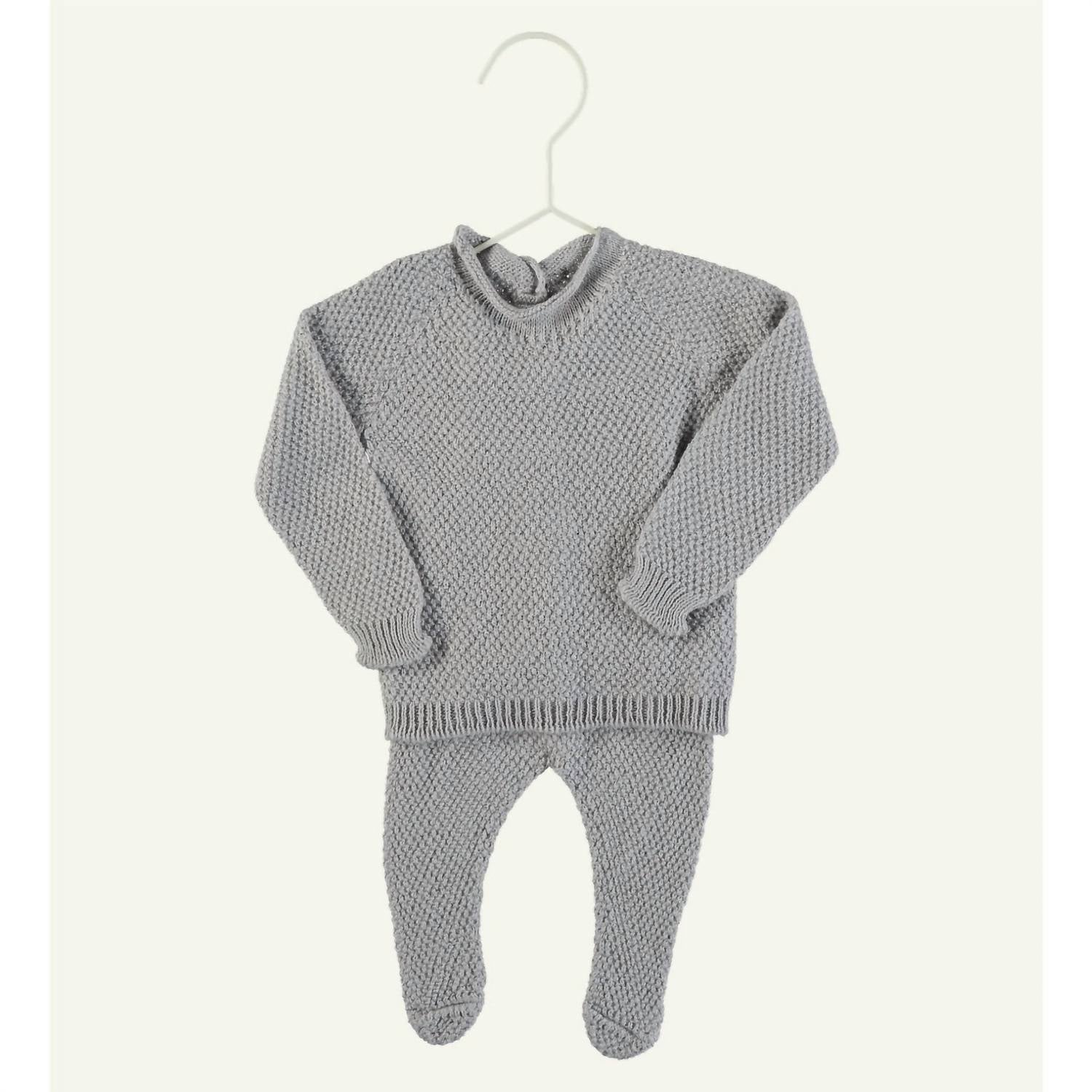 Mamitis Kids' Maui Reversible Knit Set in grey - item