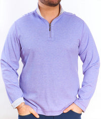 Nicoby - Two Faced Reversible Quarter Zip Tee