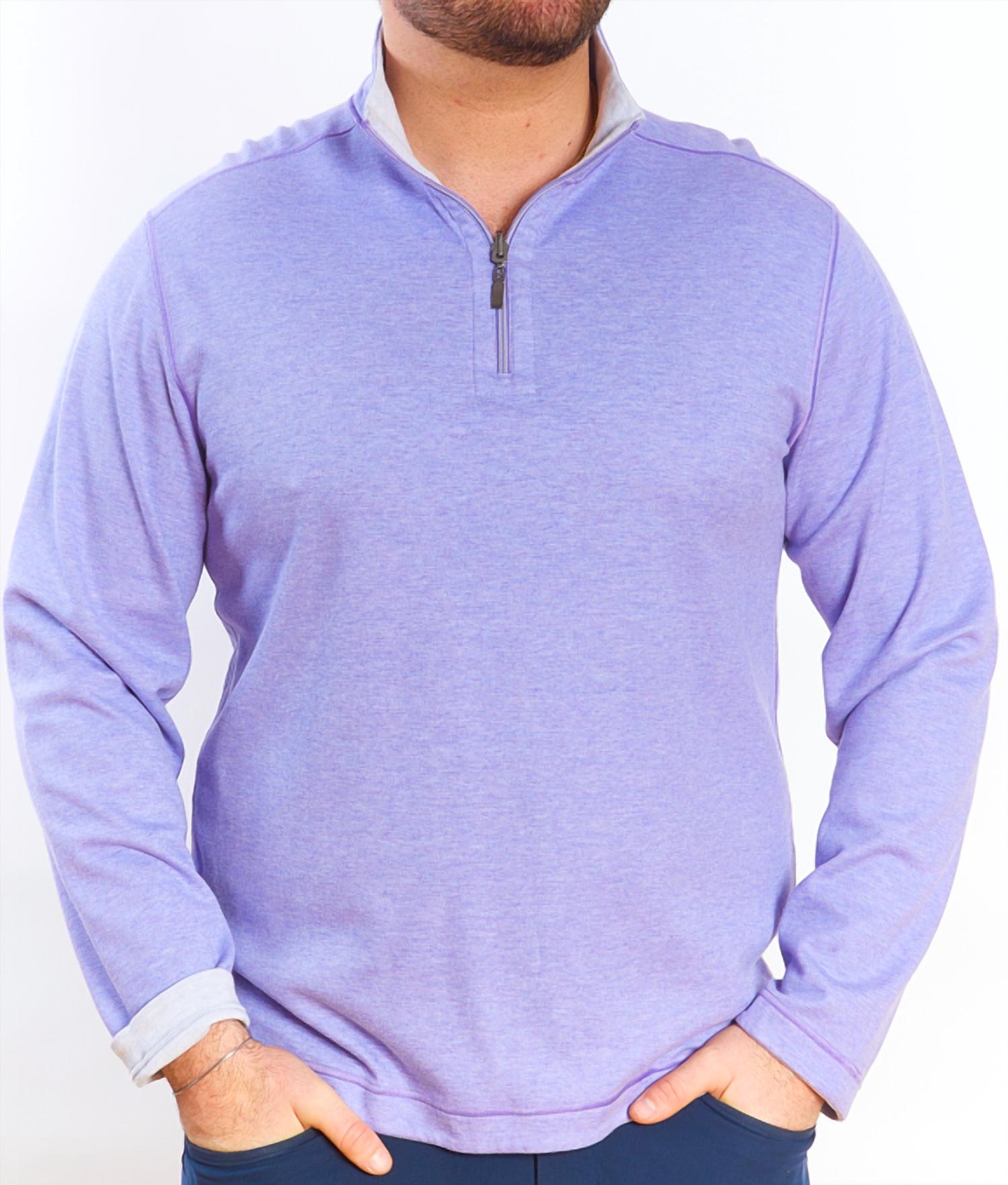 Nicoby - Two Faced Reversible Quarter Zip Tee
