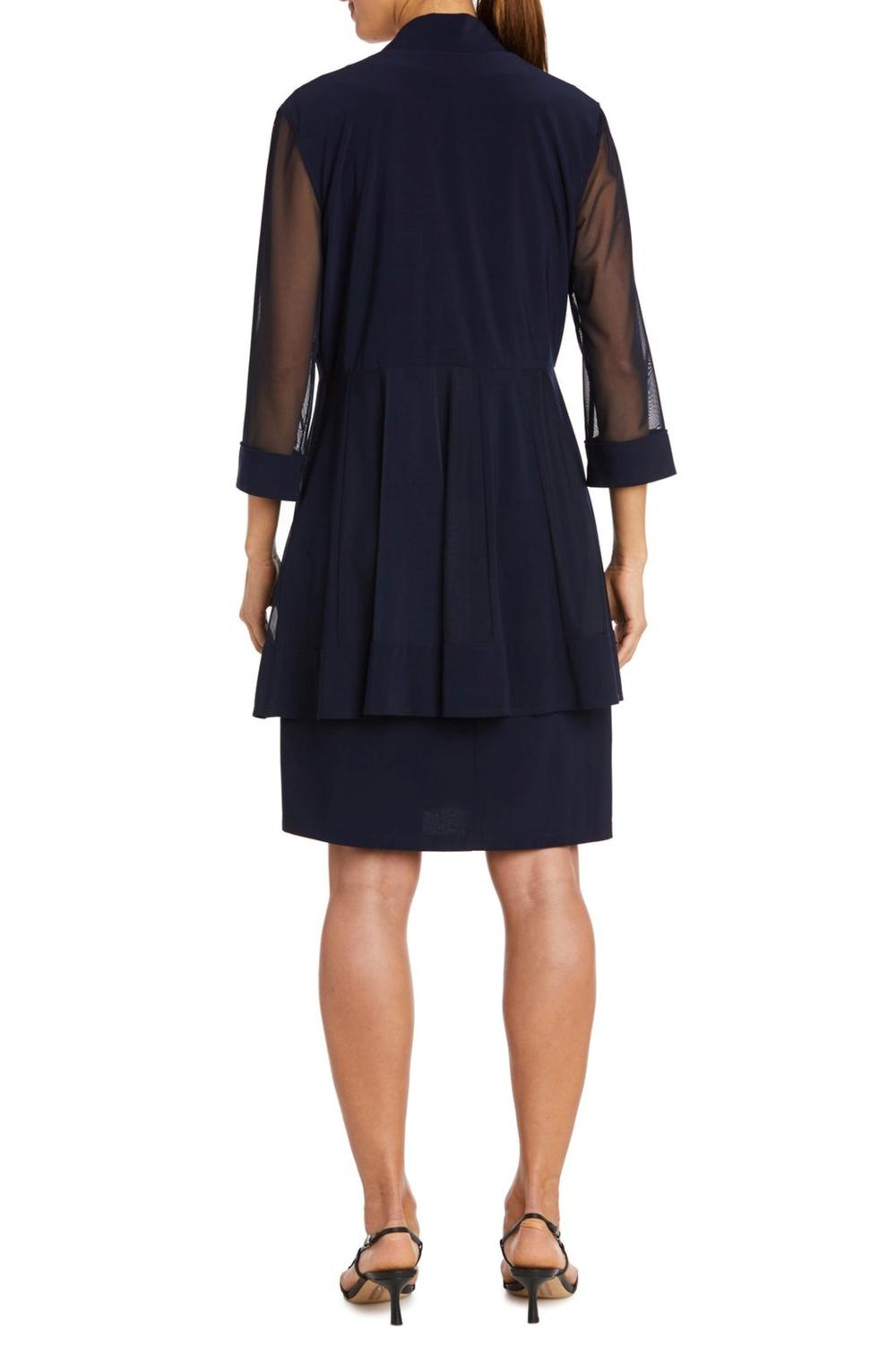 R&M Richards - 3/4 Sleeve Embellished Jacket & Dress Set