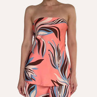 Rococo Sand - Frn Strapless Top