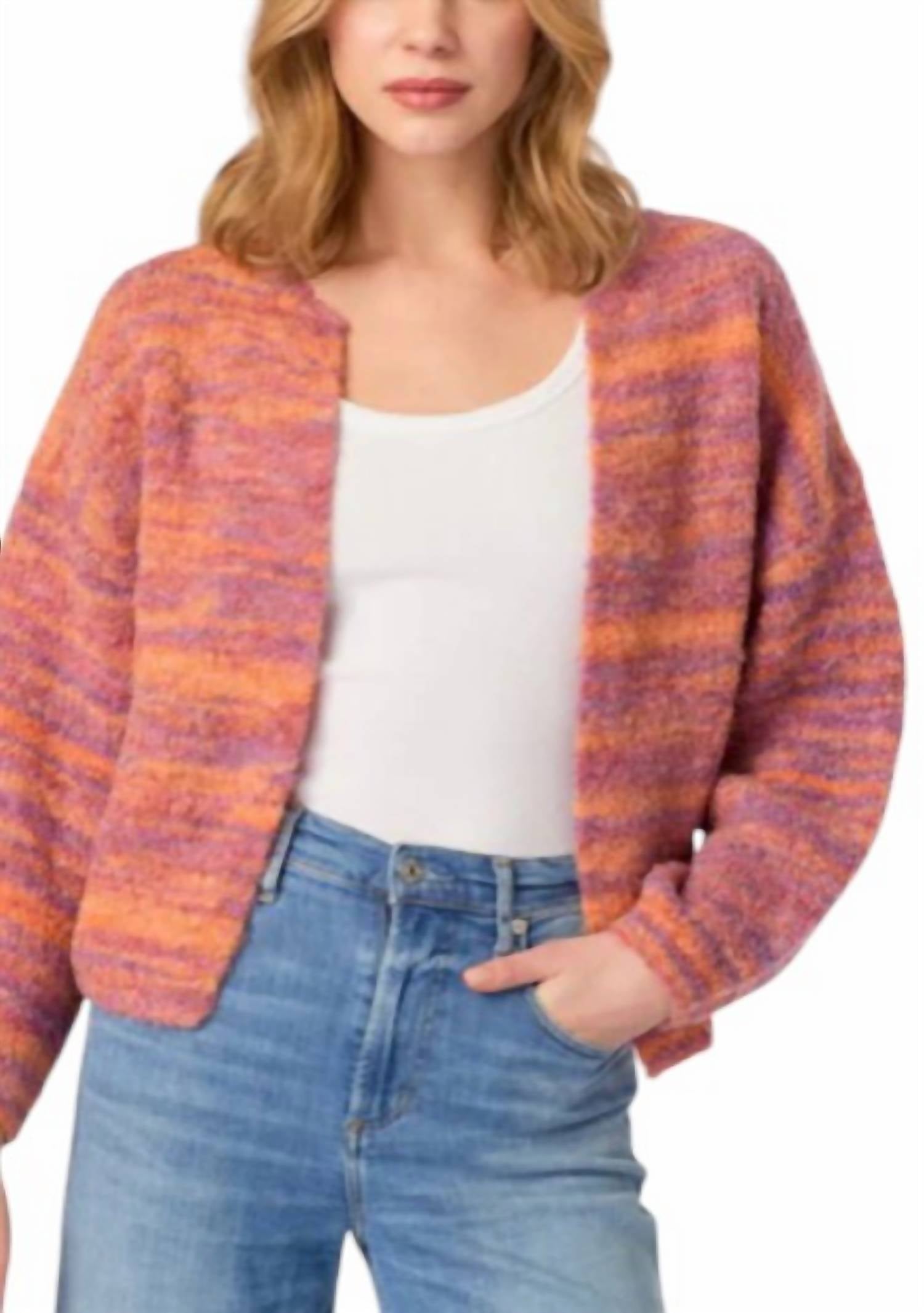 J. Society - Novelty Open Front Cardigan