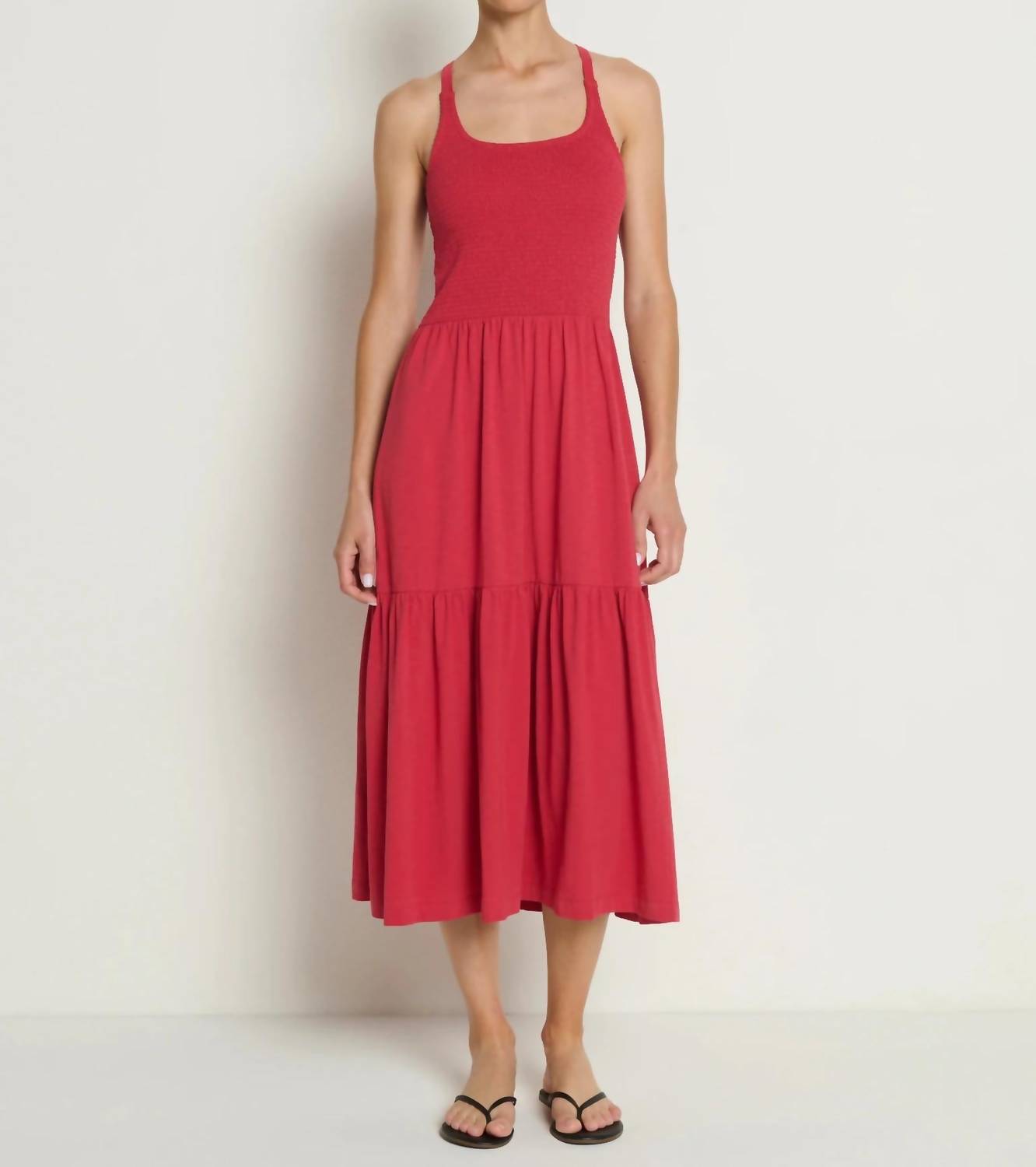 Nation Ltd - Penelope Smocked Midi Dress