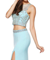 Angela & Alison - Embroidered Prom Dress