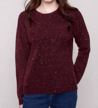 Charlie B - Braided Love Crew Neck Sweater