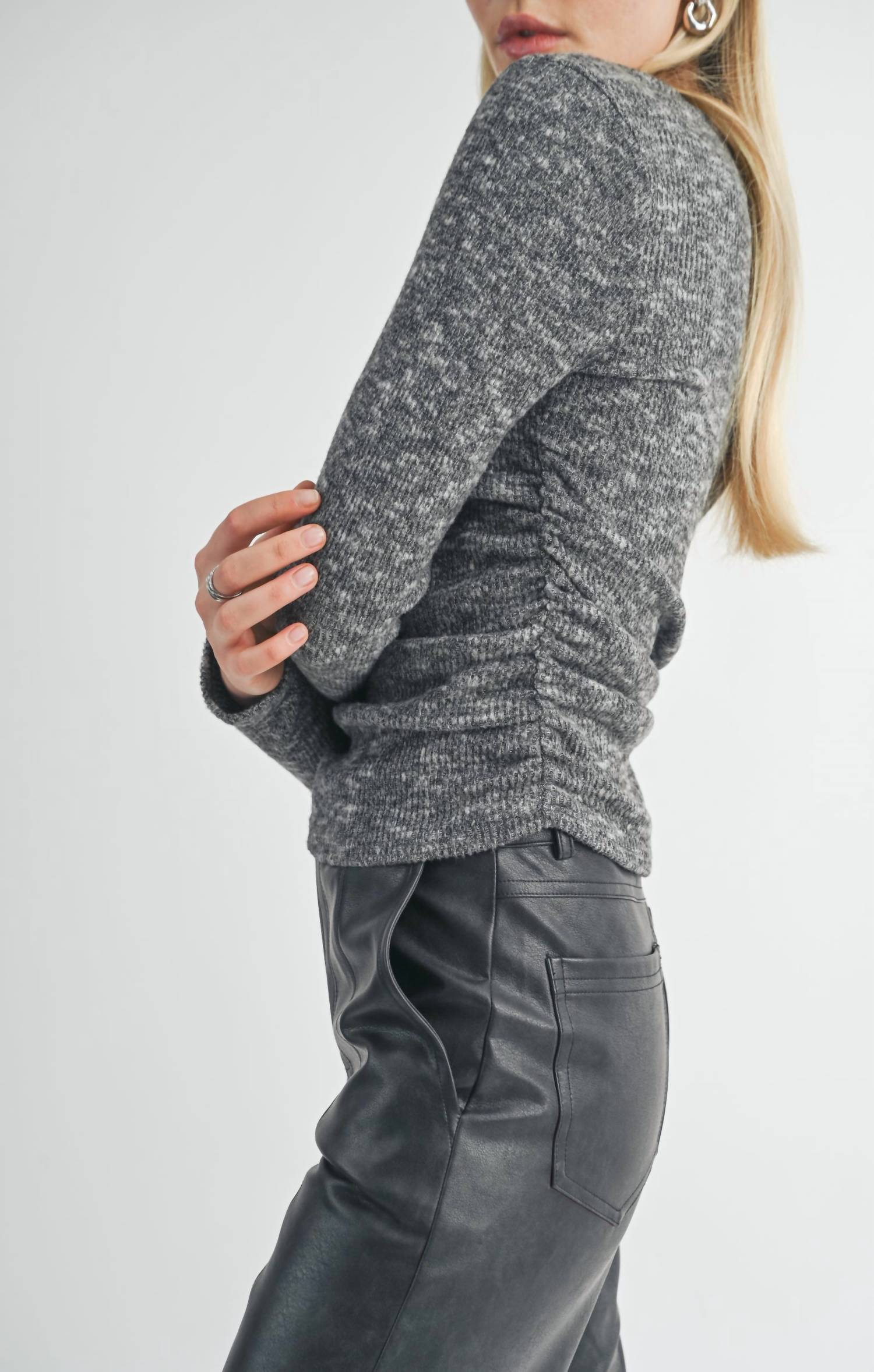 Sage The Label - New Romantics Long Sleeve Ruched Top