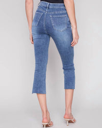 Charlie B - Raw Edge Assymetrical Jeans