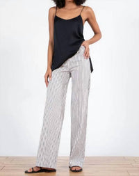 Avenue Montaigne Flavia Bistro Pants in navy - women's jeans