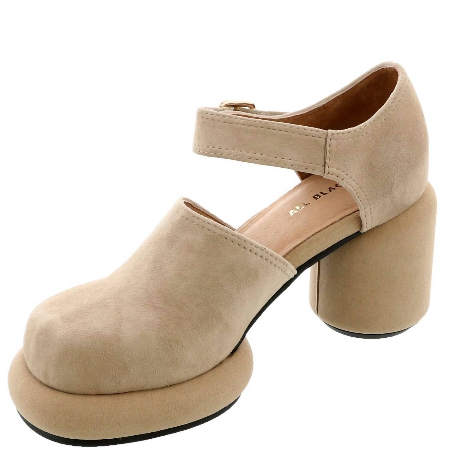 All Black - Women's Mod Jane Pumps