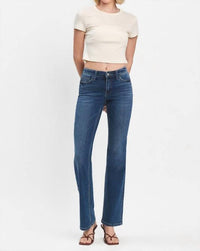 VERVET BY FLYING MONKEY Miranda Relaxed Bootcut Jeans in revere - women's jeans - view 4