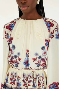 Farm Rio - Malu Winter Long Sleeve Maxi Dress