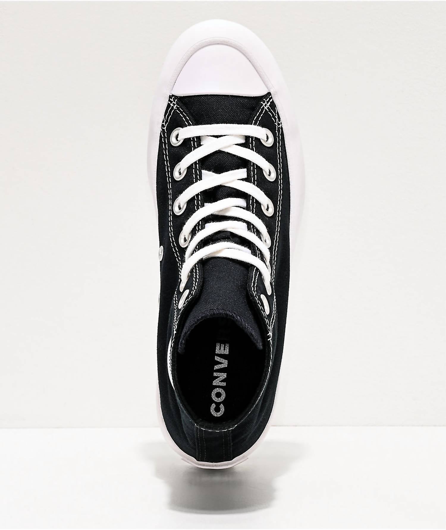 Converse Women's Chuck Taylor All Star Lugged High Top Shoe in black - women's sneaker - alternate view