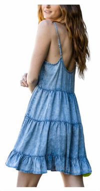 En Creme - Cami Denim Dress