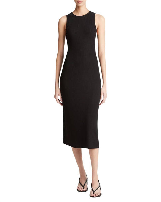 Vince - RIBBED HIGH NECK TANK DRESS