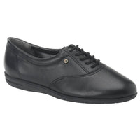 easy spirit Women's Motion Lace Up Oxford Shoes in black - women's flats