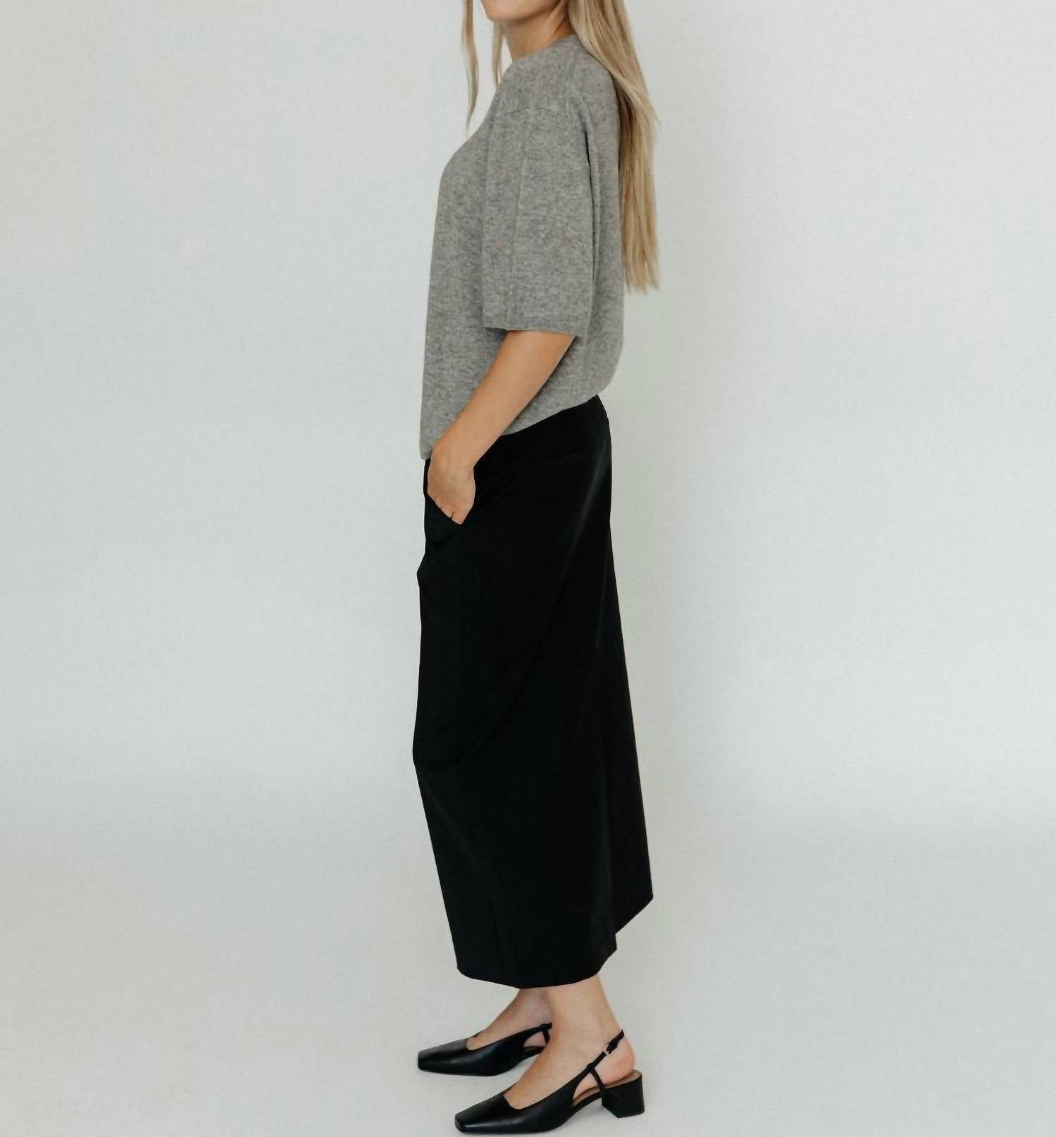 Tibi - Tropical Wool Maxi Trouser Skirt