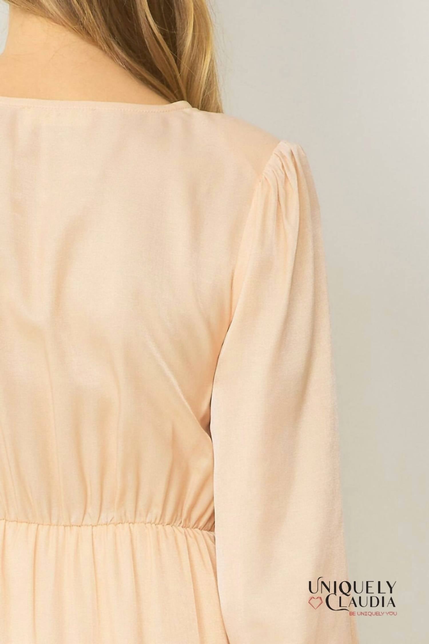 Entro - Evie Faux Wrap Mini Dress