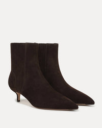 Veronica Beard - Women's Lisa Suede Mid-heel Bootie