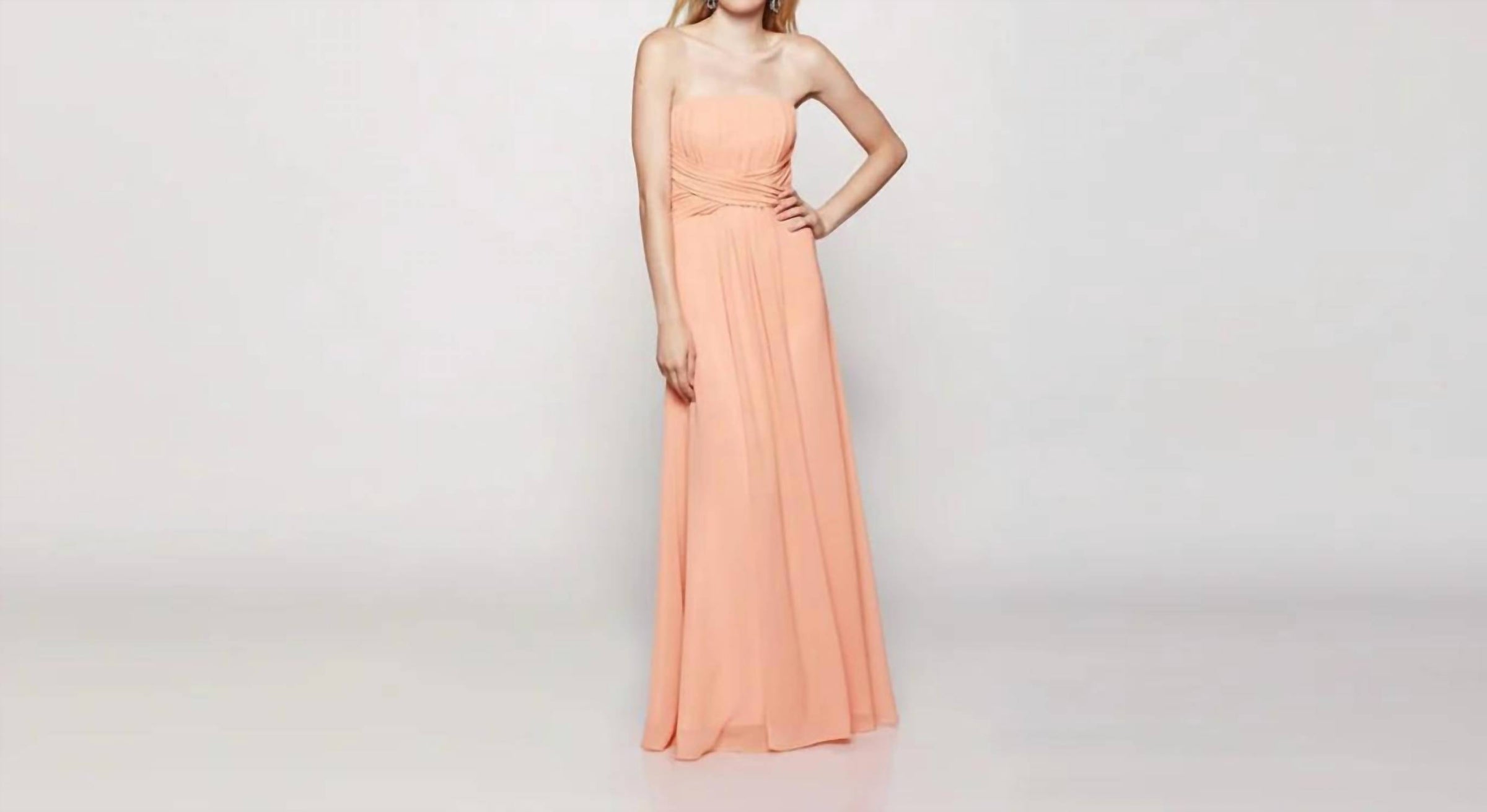Last Dress - Serenity Drape Strapless Gown