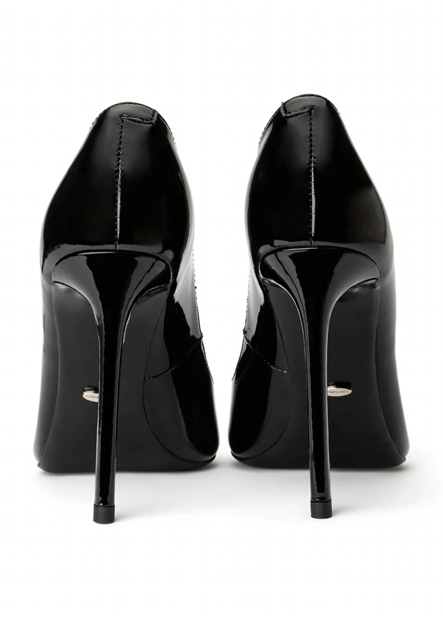 Tony Bianco Women's Anja Pointed Toe Heel in black patent - women's heels - view 4