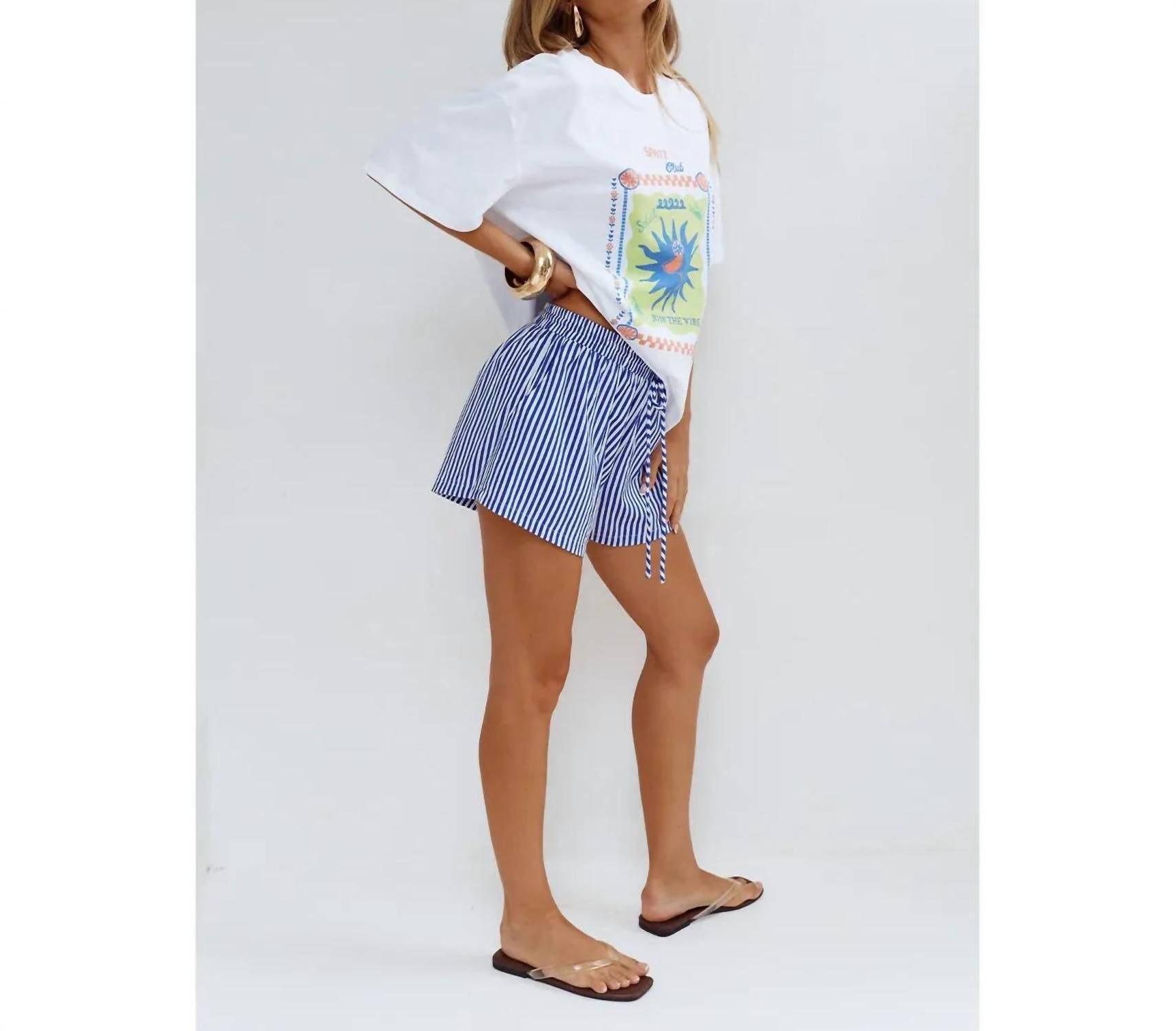 Runaway The Label - Tilka Stripped Shorts