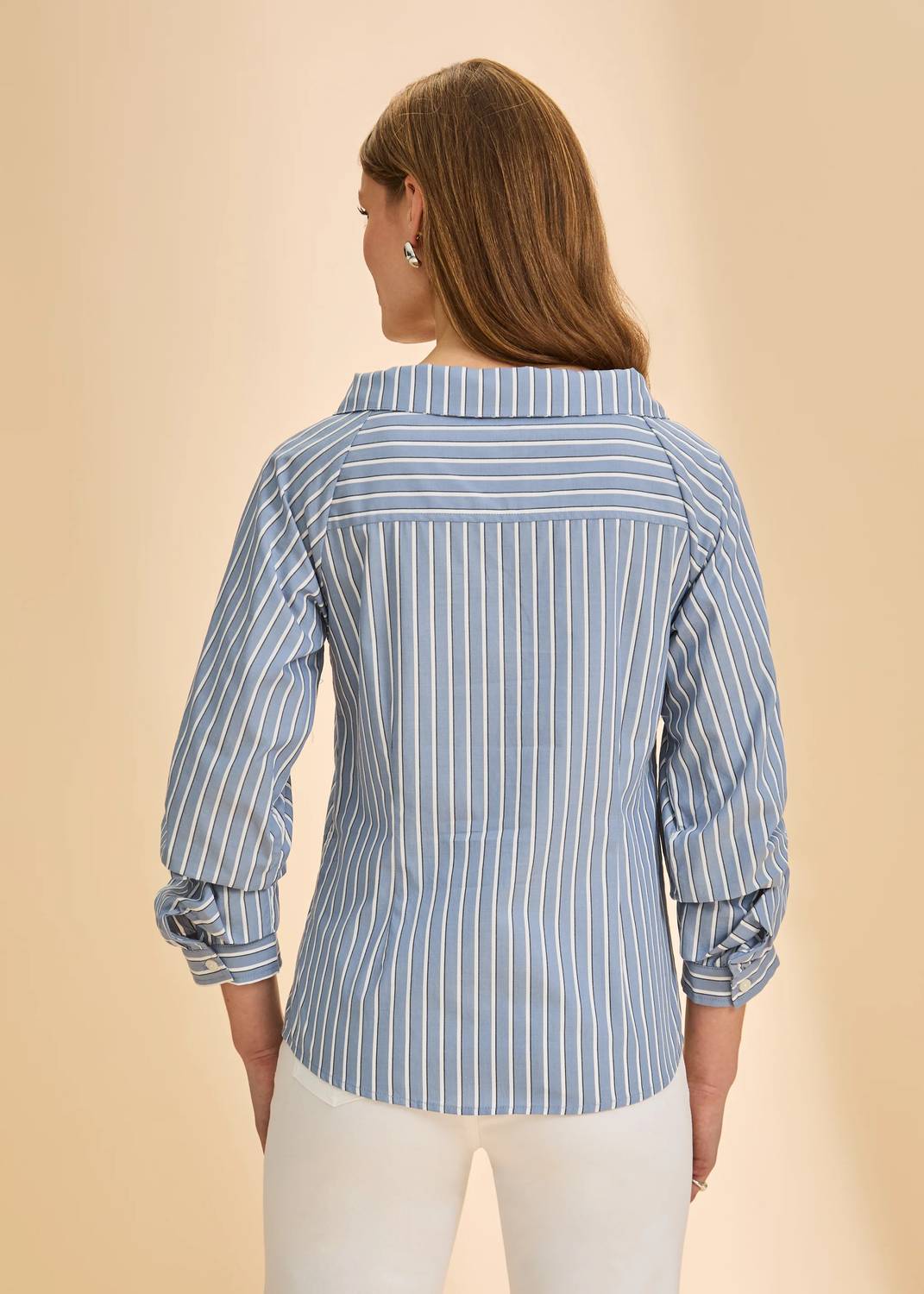 Fdj - 3/4 Sleeve Cotton Boatneck Shirt