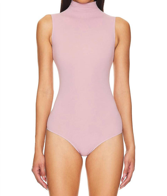 Commando - Ballet Sleeveless Mockneck Bodysuit