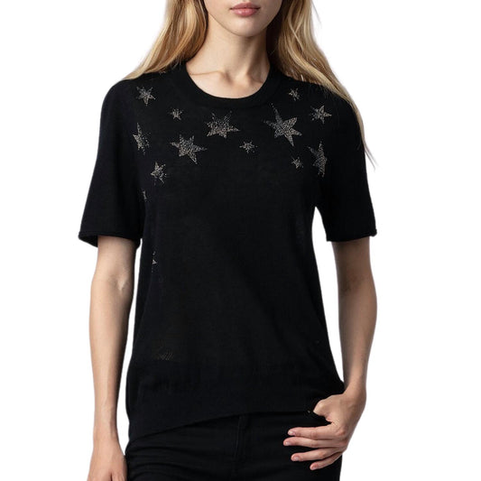 Zadig & Voltaire - Ida Stars Strass Cashmere Sweater