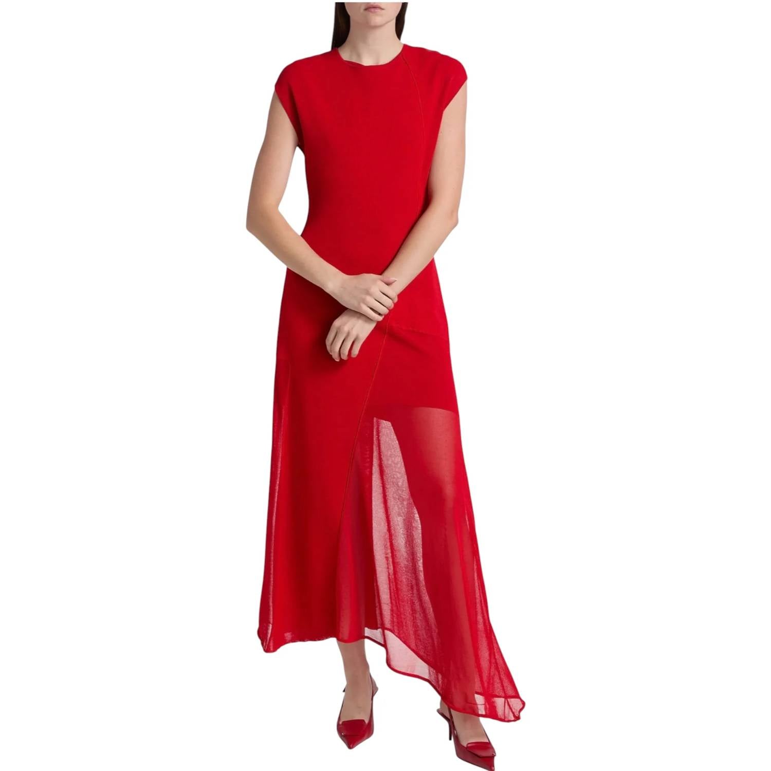 Jason Wu - Asymmetrical Seamed Maxi Dress