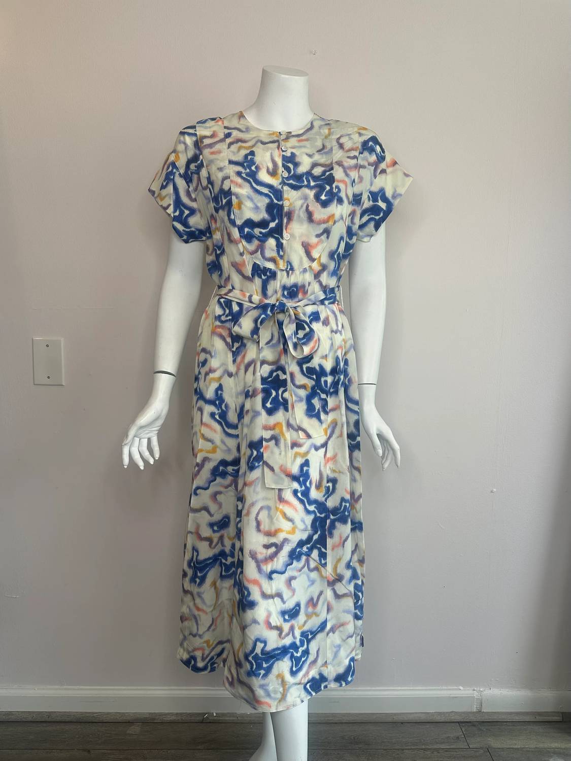 Ulla Johnson - Women's Sabi Short Sleeve Silk Dress
