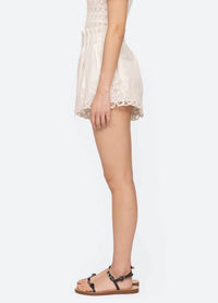 SEA Elke Pull On Short in white - women's shorts - view 5