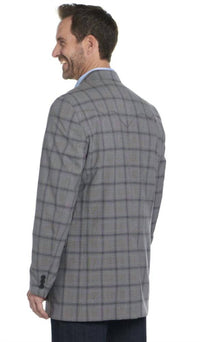 Circle S - Men's Navy Plaid Jacket