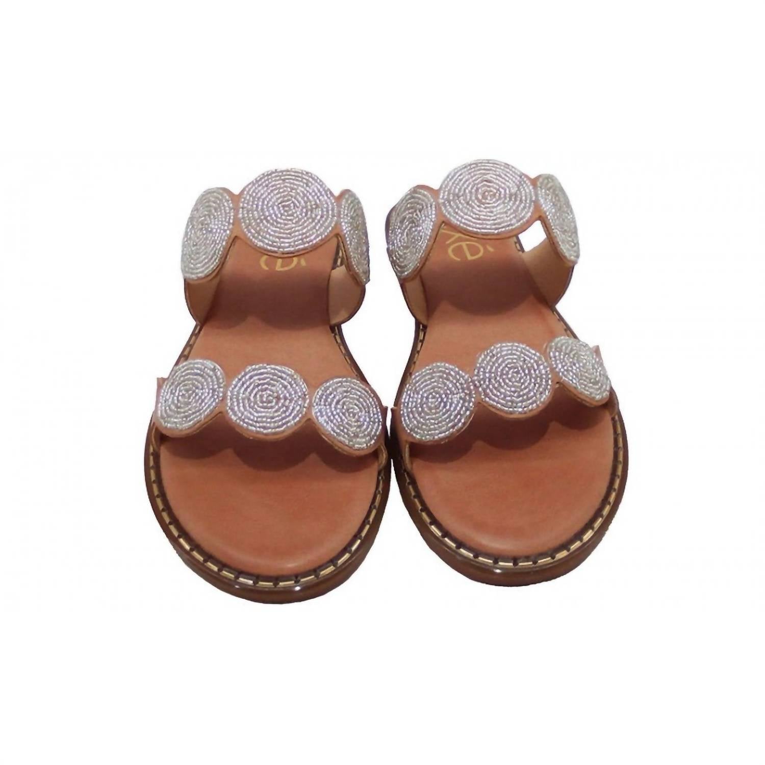 Exe Women's Allison Flat Sandal in nude - women's sandal - view 4