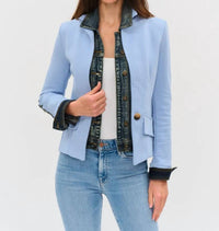 Six/Fifty - Veronica Mixed Media Blazer